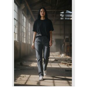 Fabulous Gloria Vanderbilt Gray Straight Leg Corduroy Pants 18, Rare Size